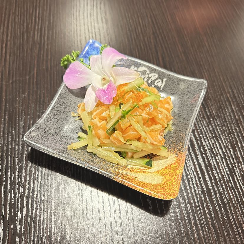 Salmon Cucumber Tatar